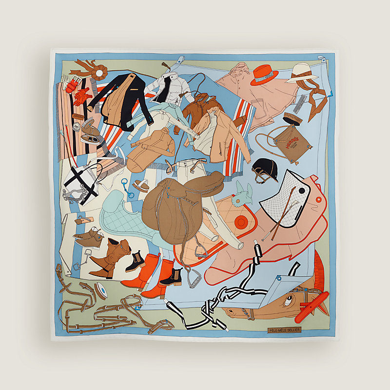 HERMES Tellier スカーフ 楽天市場】HERMES エルメス スカーフ ツイリー フリル TWILLY